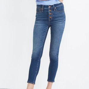 Madewell 9" TENCEL Mid-Rise Skinny Crop Jean size 26